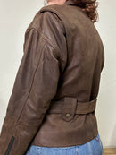 Biker brown jacket