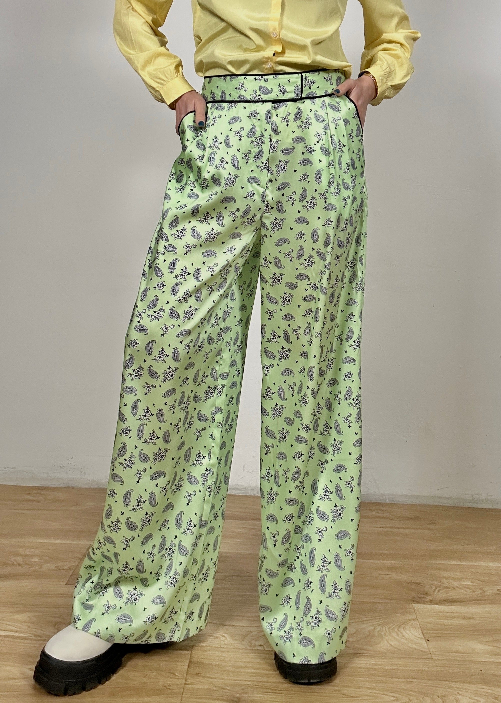 Parsley palazzo pants