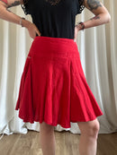 Fiorucci red skirt