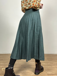 Wheel midi skirt