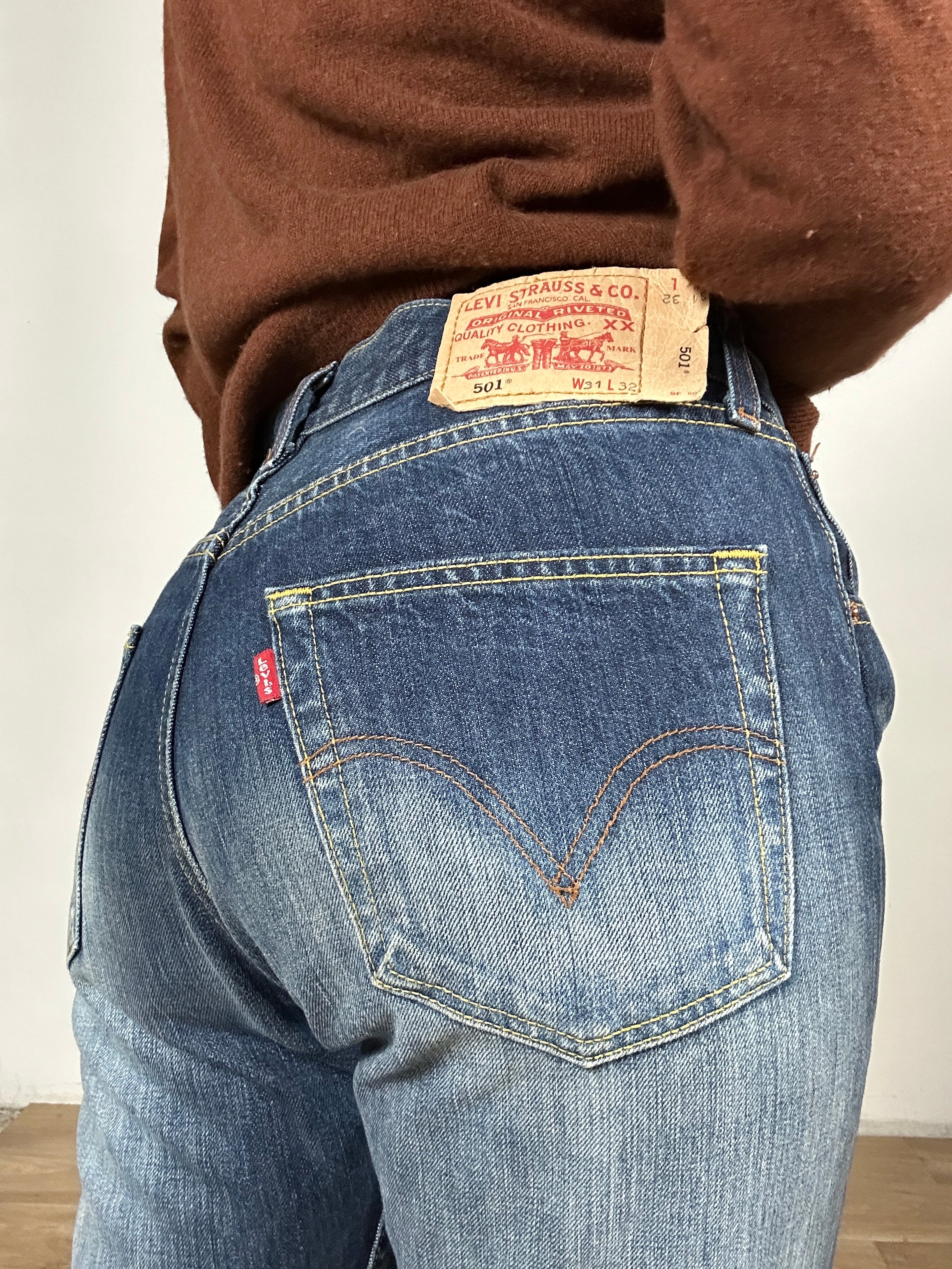 Washed Levi’s 501