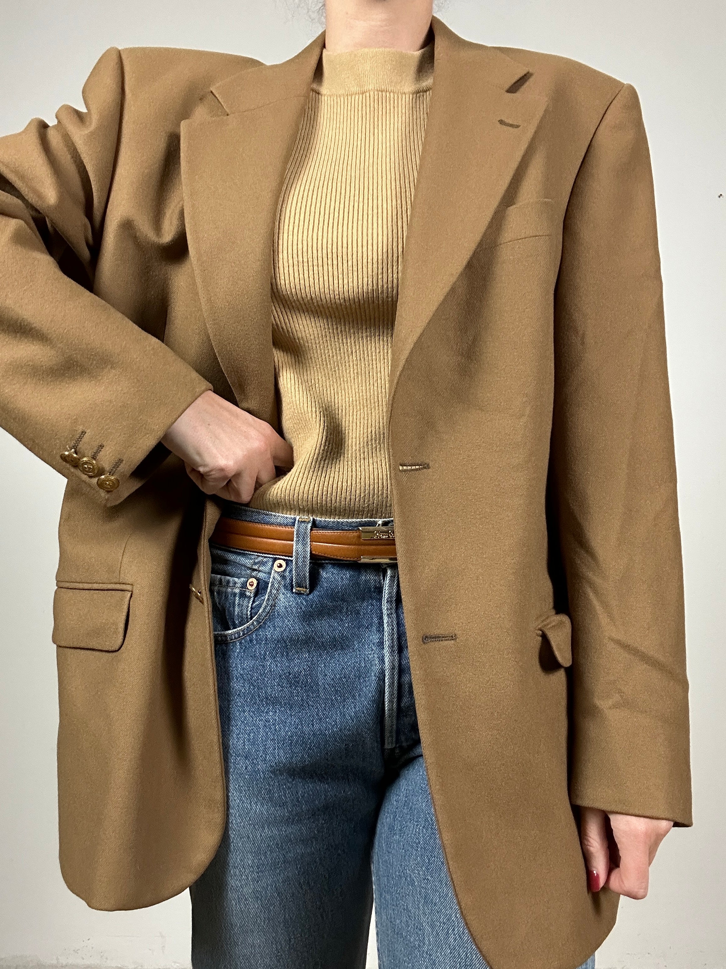 Valentino camel blazer