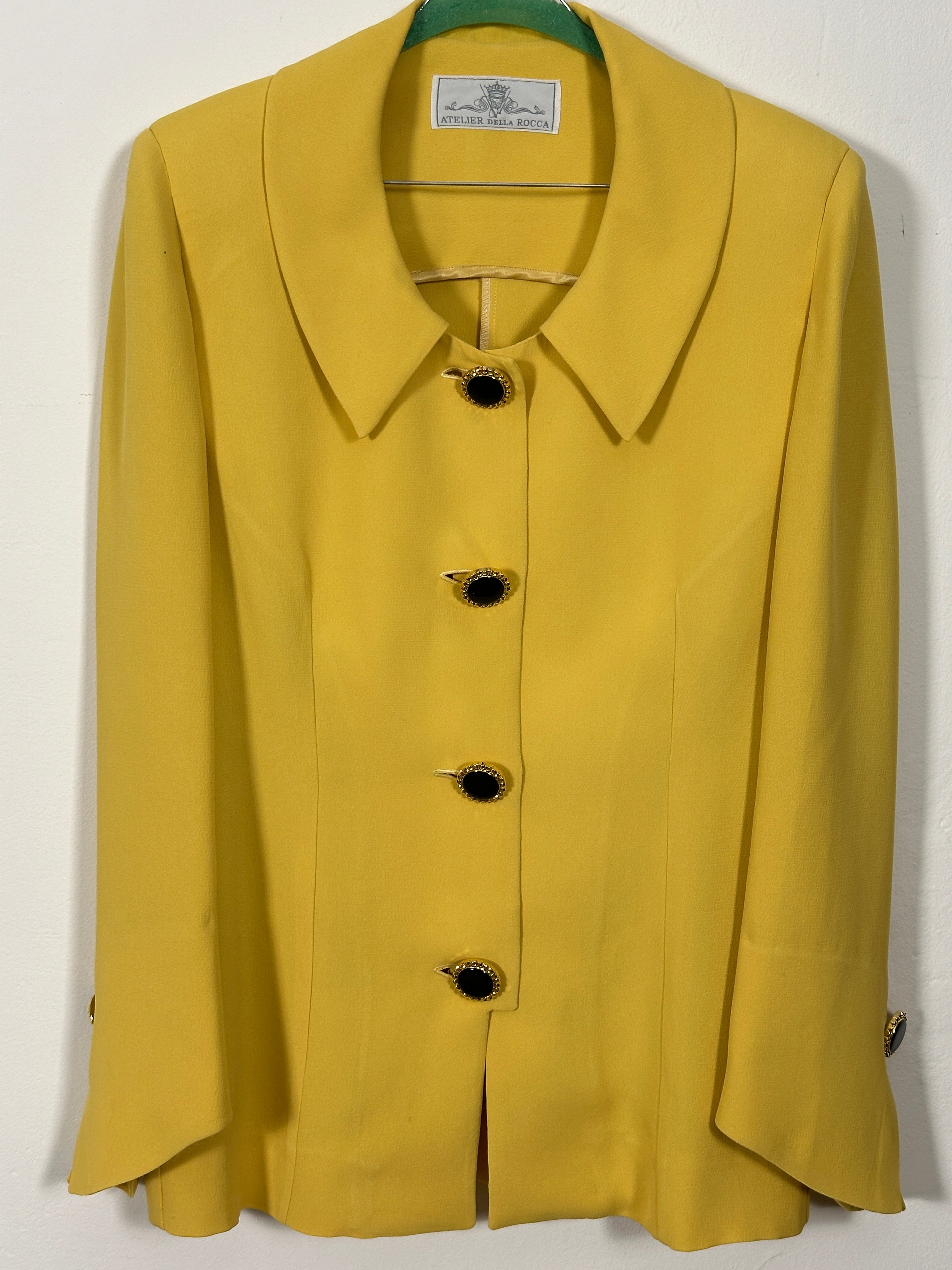 Yellow wow blazer