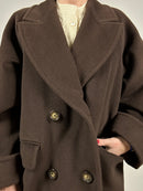 MaxMara chocolate coat