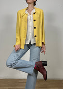 Yellow wow blazer