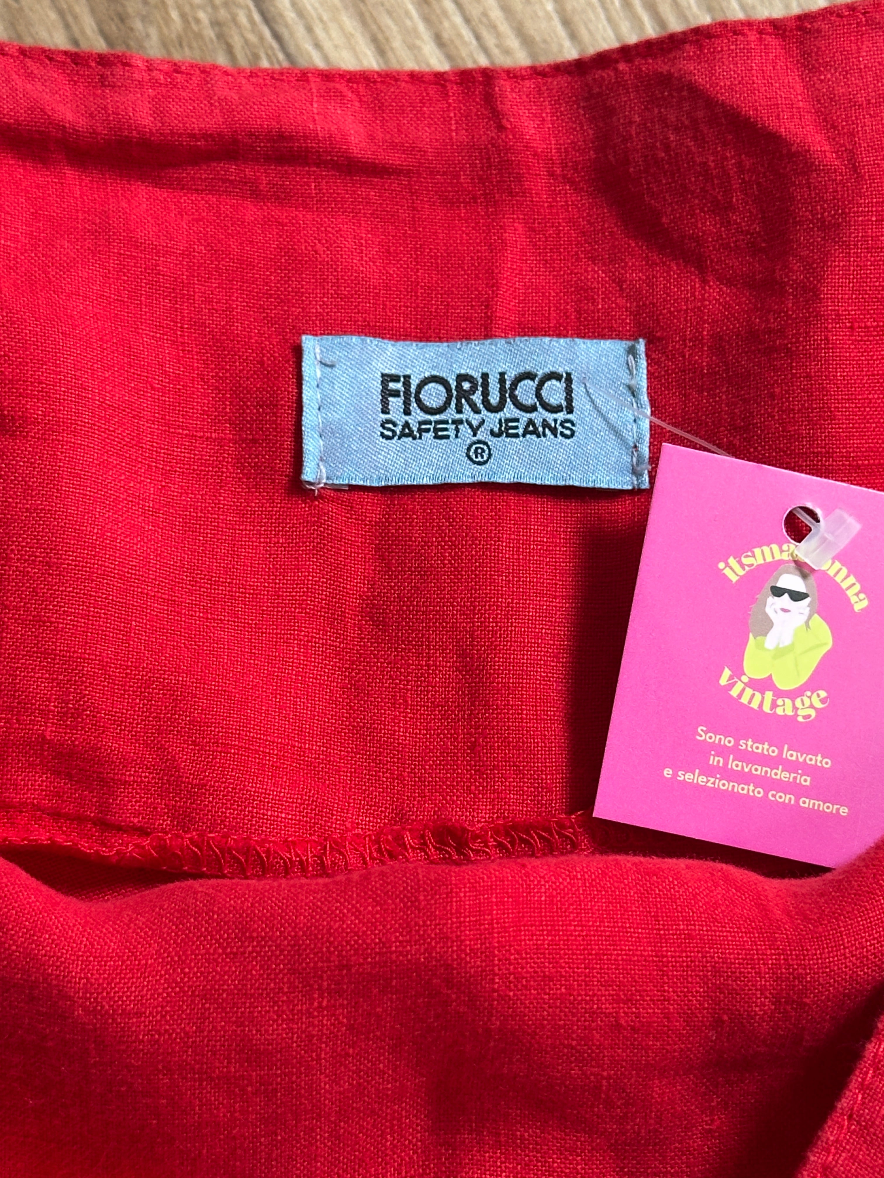 Fiorucci red skirt