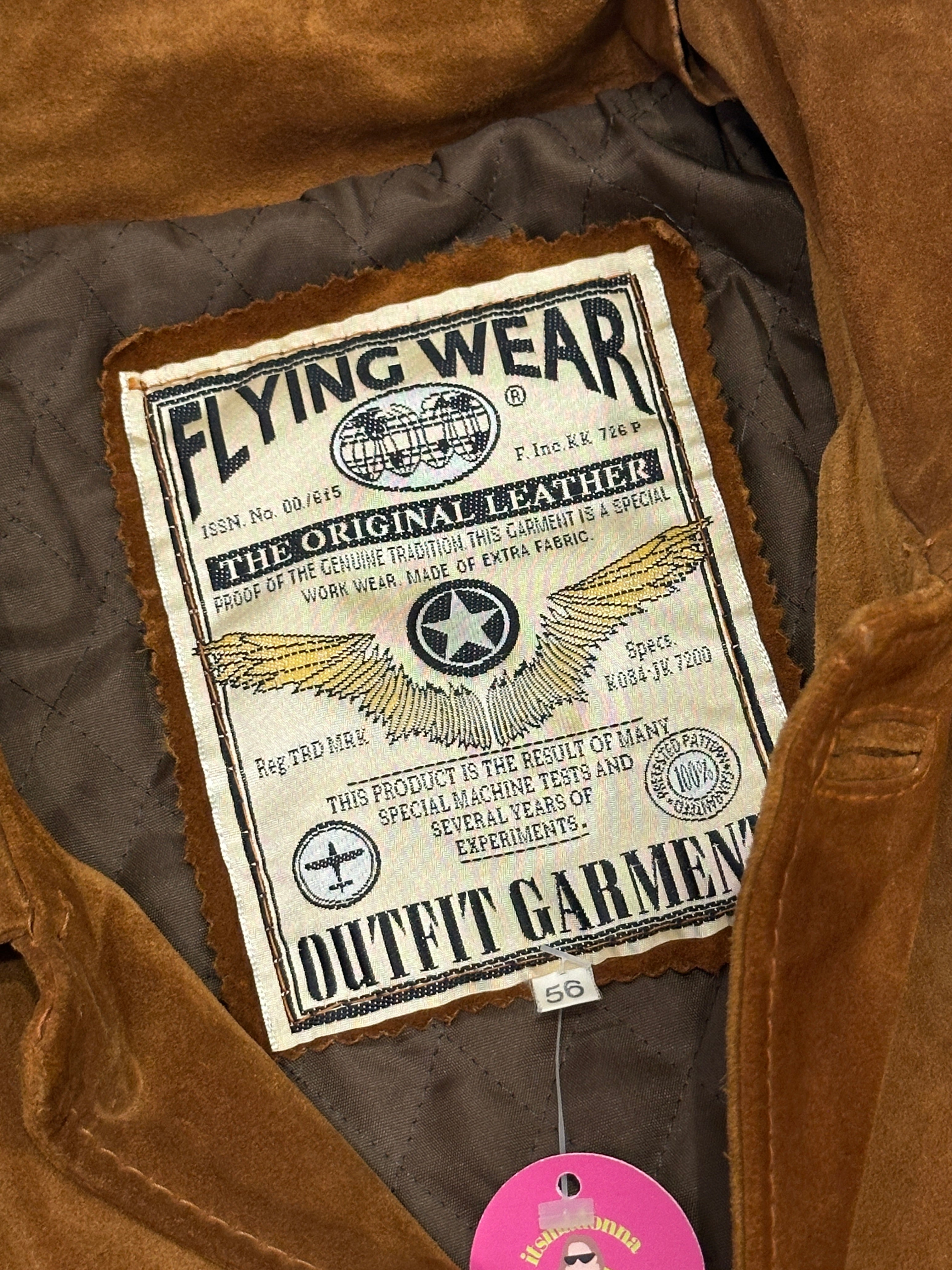 Flying camoscio jacket
