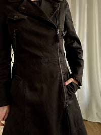 Moschino Nero Trench