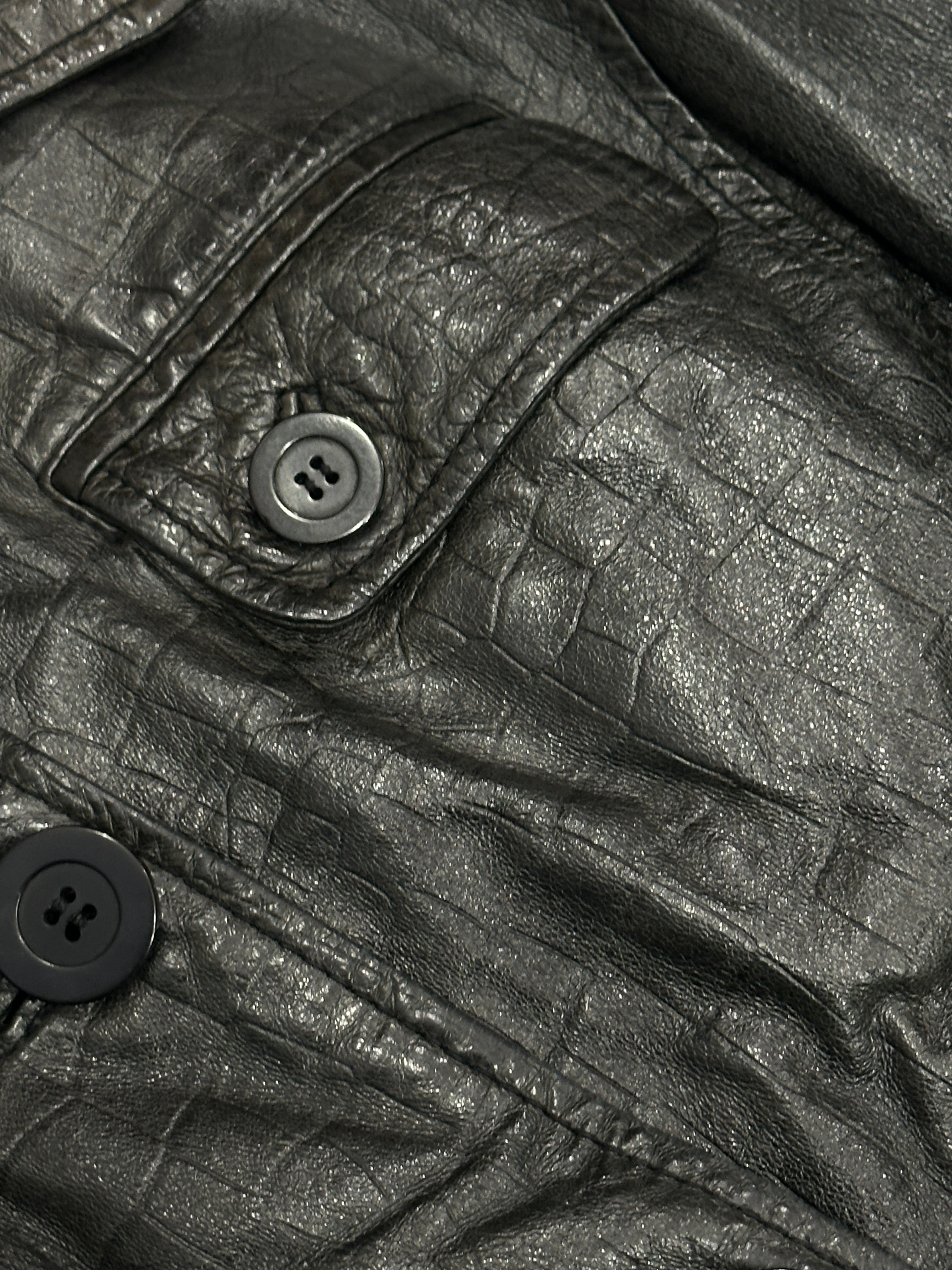 Turtle leather jacket