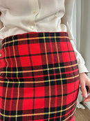 Punk tartan skirt