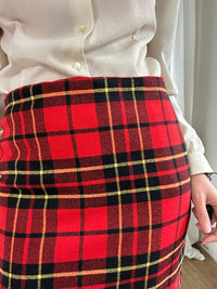 Punk tartan skirt