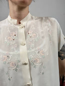 Oriental flower shirt