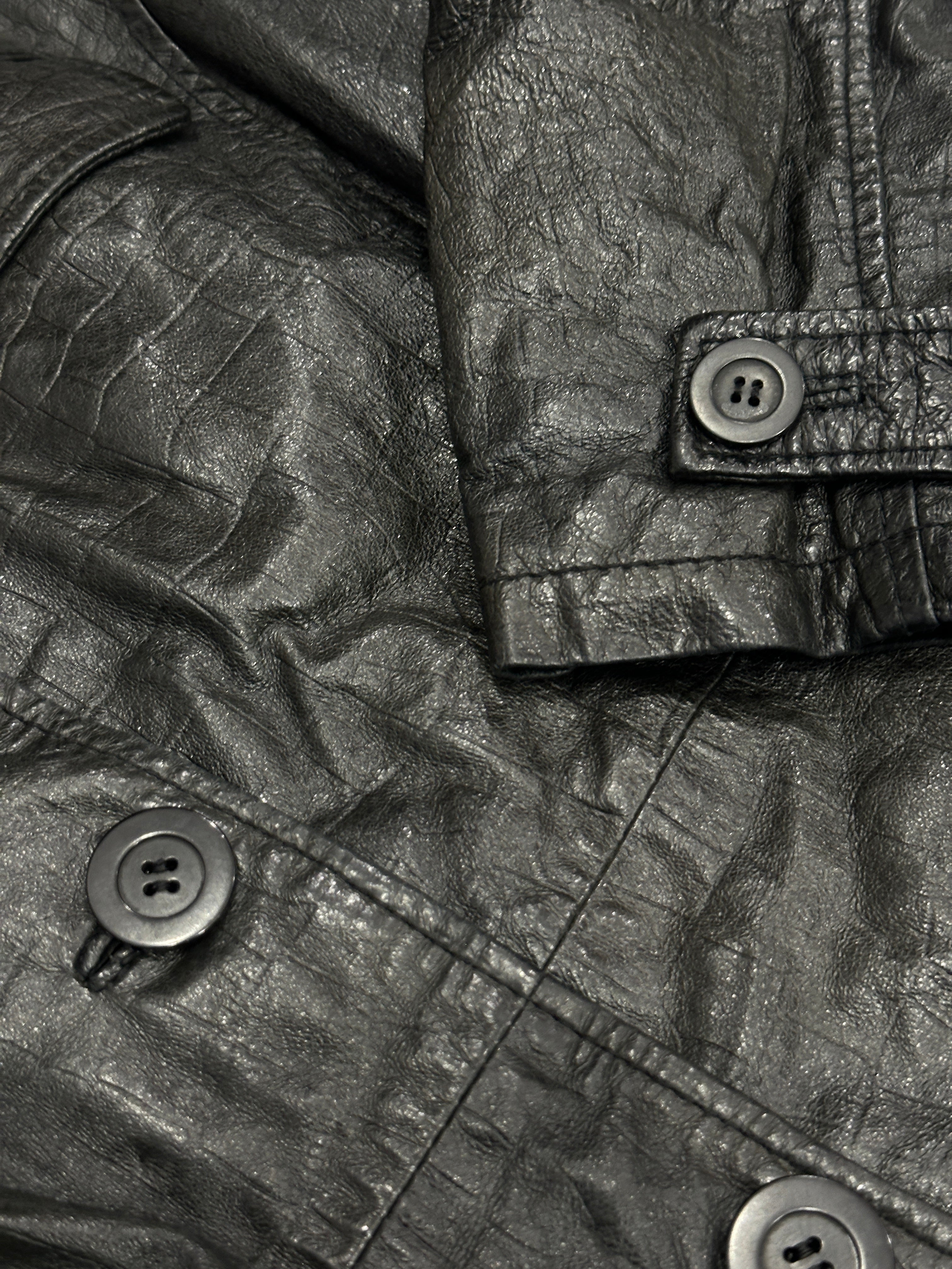 Turtle leather jacket