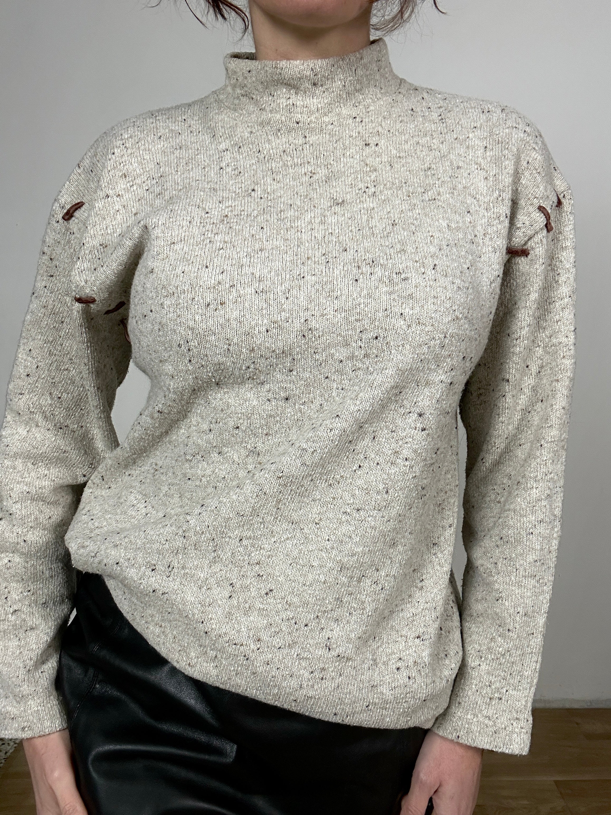 Y2k mélange sweater