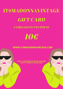 GIFT CARD itsmadonnavintage