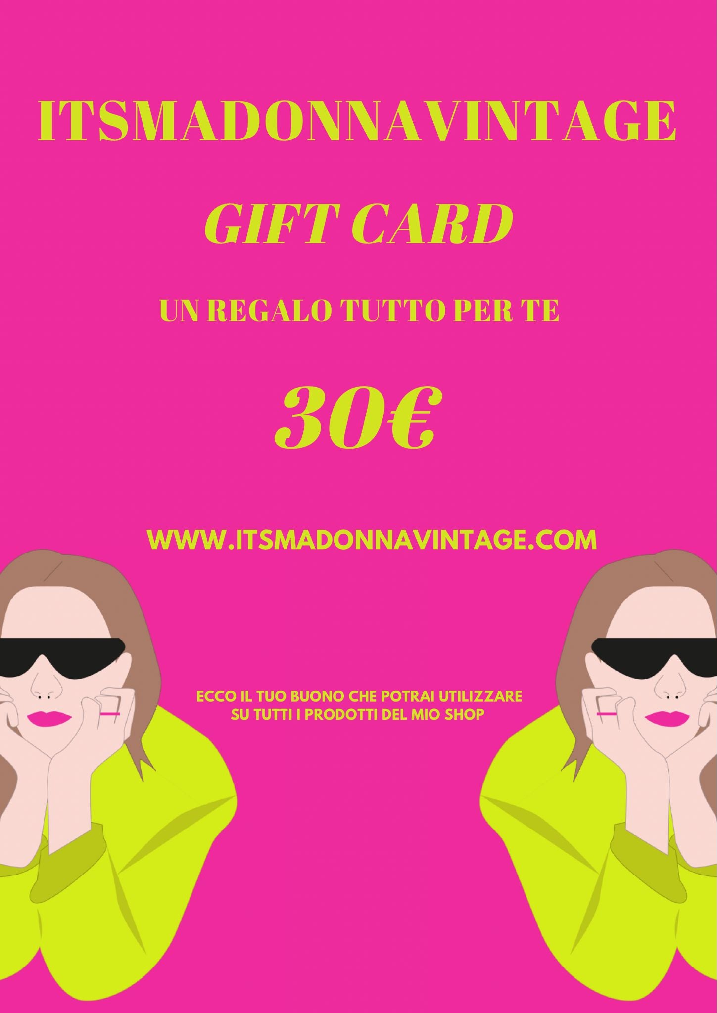 GIFT CARD itsmadonnavintage