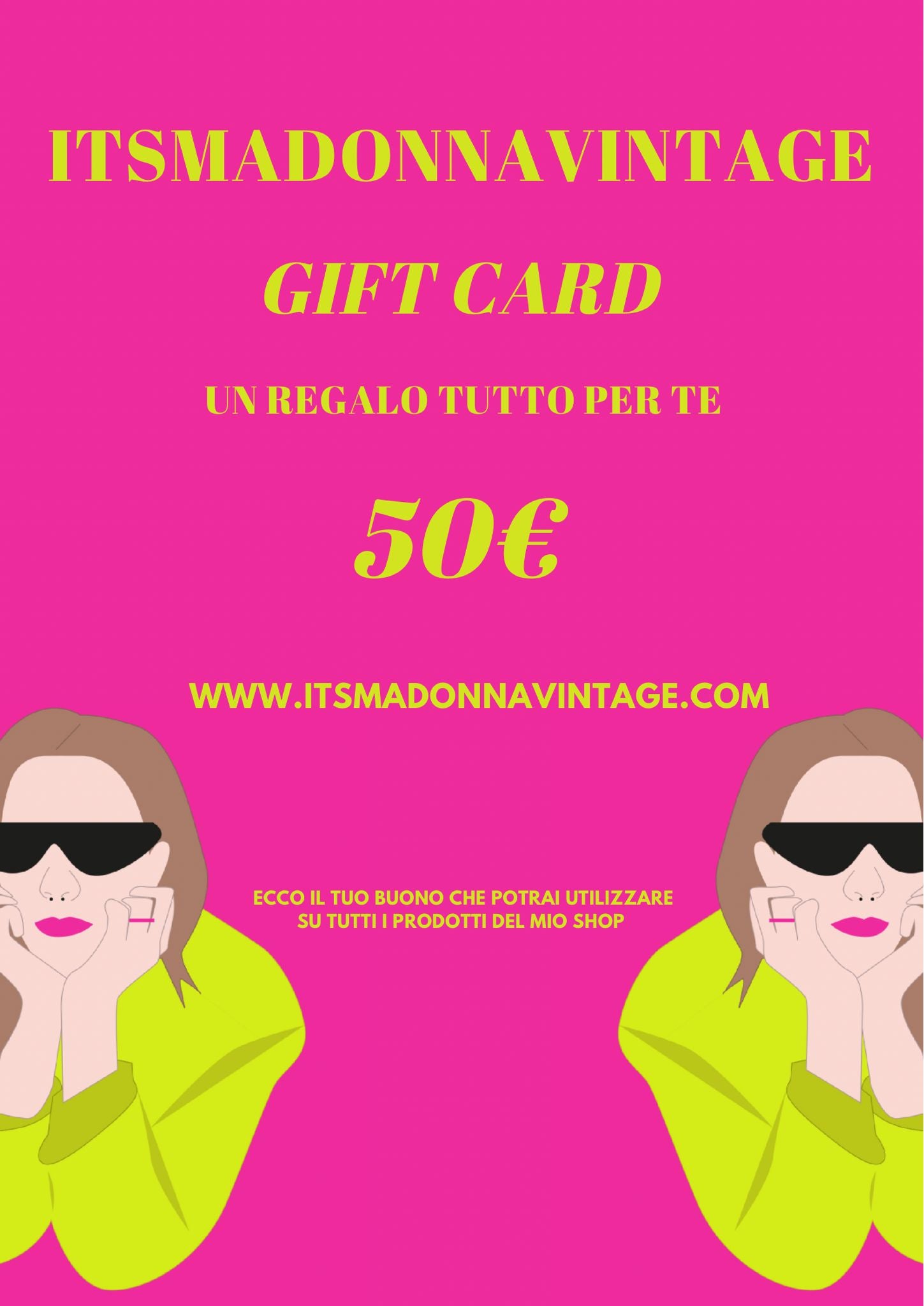 GIFT CARD itsmadonnavintage