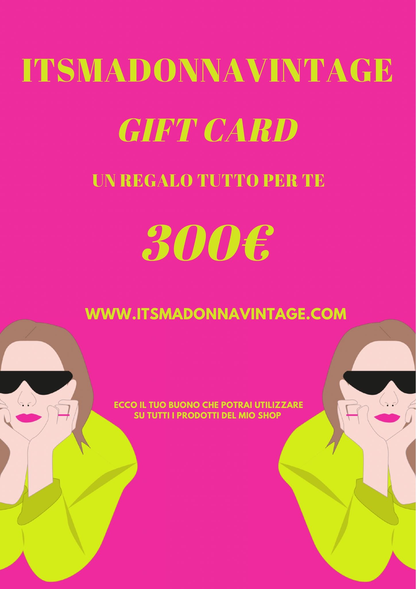 GIFT CARD itsmadonnavintage