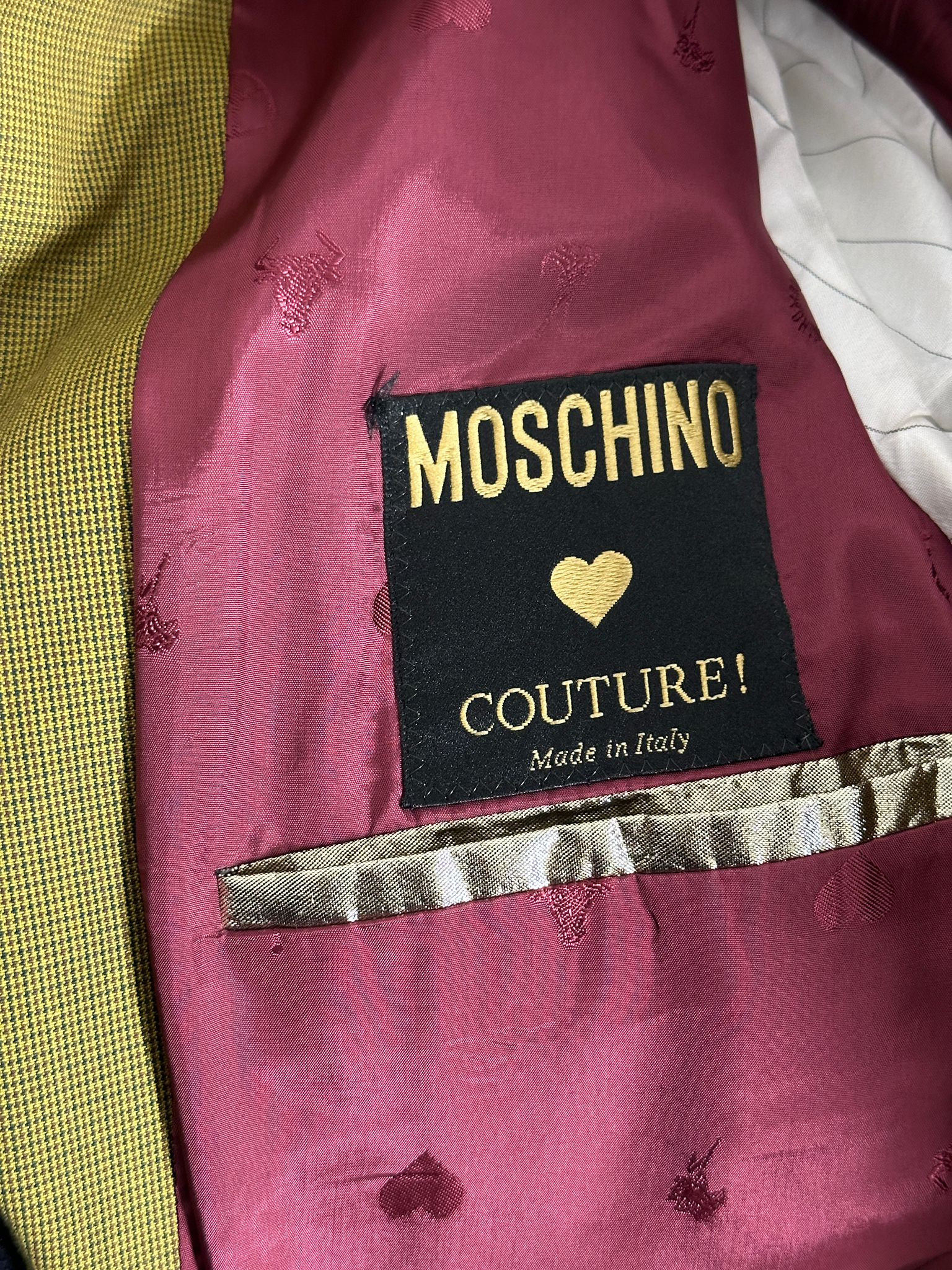 The Moschino blazer