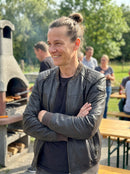 Strabomber leather jacket