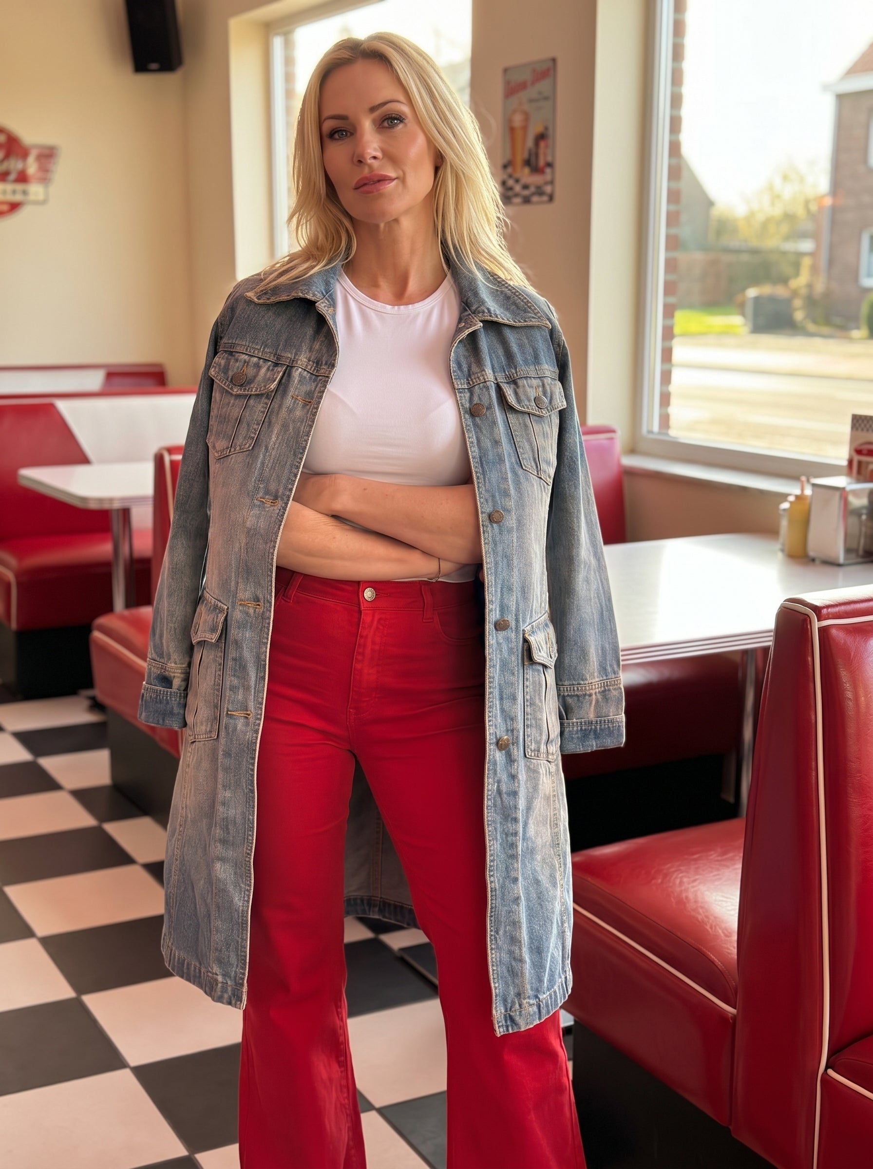 Jeans 90s trench