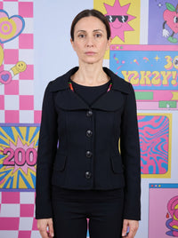 D&G quasi flower blazer
